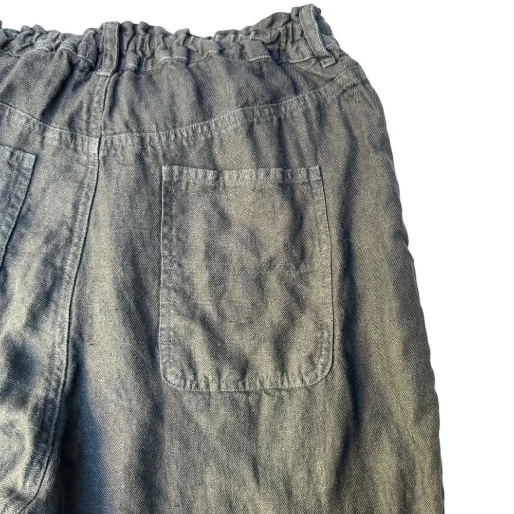CP Shades Linen Black Pants SZ. S